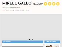 Tablet Screenshot of mirellgallo.com